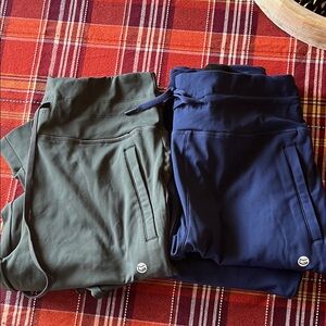 Women's Grey and Navy Gradual Joggers